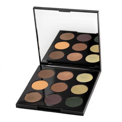 Picture of Palladio Ultimate 9 Count Eyeshadow Palette Natural Earth