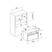 Picture of Glemgas Built-In Electric Oven 90cm, GLGFD997IX - Stainless Steel