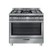 Picture of Glemgas Gas Cooker 5 burners 90X60cm GLST9634GI01AM - Stainless Steel