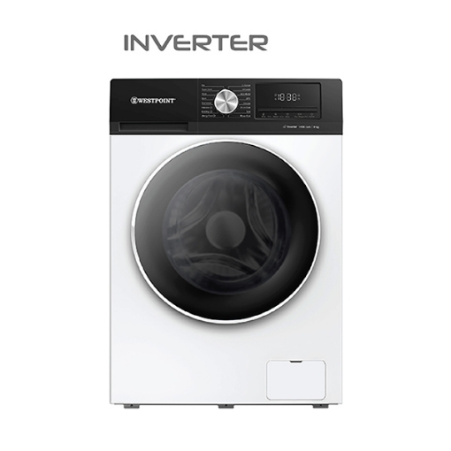 Picture of Westpoint Front Loading Washing Machine 9Kg - Inverter, WPWMT-914A25.D - White
