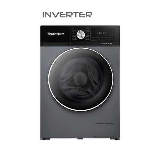 Picture of Westpoint Front Loading Washing Machine 9Kg - Inverter, WPWMT-914A25.DS - Dark Silver