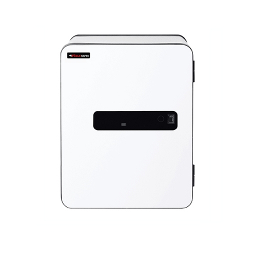 Picture of Eagle Safes Fire Resistant Safes, Fingerprint Lock + Master Lock, MC-40PR(NI) - White