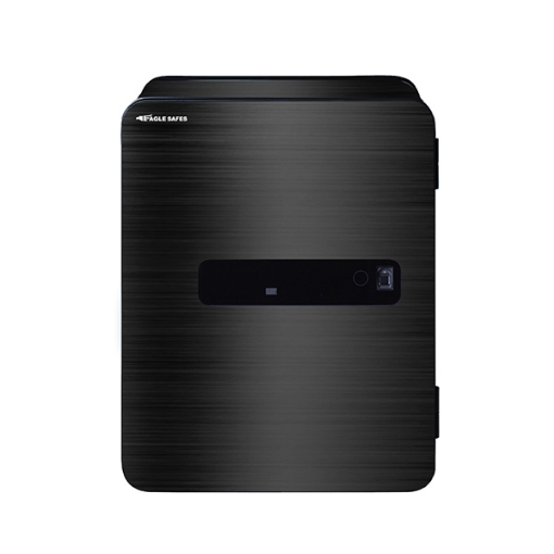 Picture of Eagle Safes Fire Resistant Safes, Fingerprint Lock + Master Lock, MC-40PR(HG) - Black