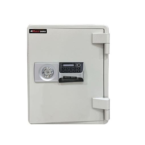 Picture of Eagle Safes Fire Resistant W/Electronic Lock + Key Lock - ES-031-DK(WH)
