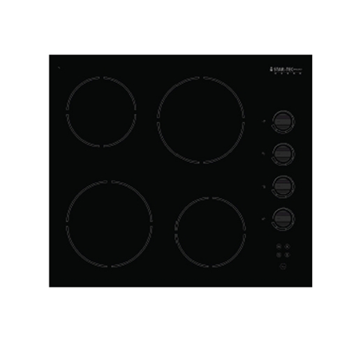 Picture of Startec Built-In Ceramic Hob 60cm, STSH6V4NF/SF - - Black Structure