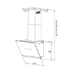 Picture of Startec Built-In Hood 60cm, WV1160F25D2W8 - Black Glass Design
