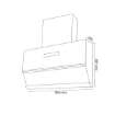 Picture of Startec Built-In Hood 90cm, CXW-250-B606X - Black Glass Design