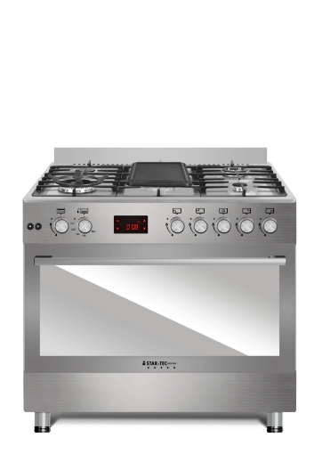 Picture of Startec Gas Cooker 5 Burners 90X60cm, TLF90-DELUX - Inox
